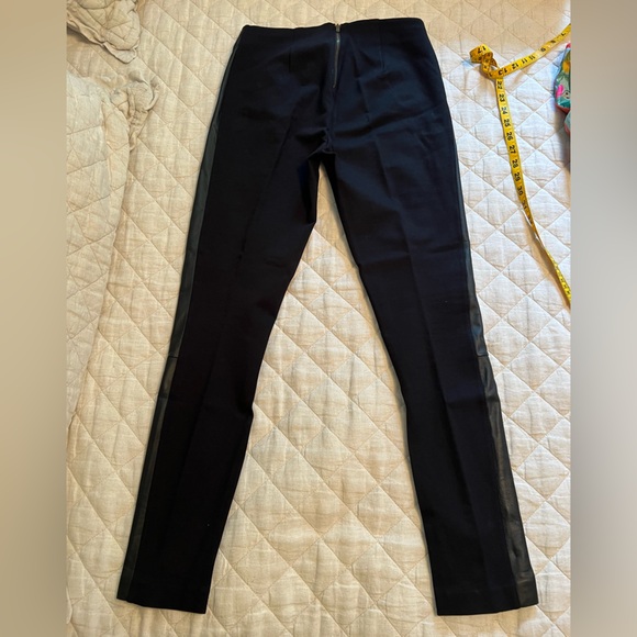J.Crew pant size 2 leather side strip - Picture 7 of 8
